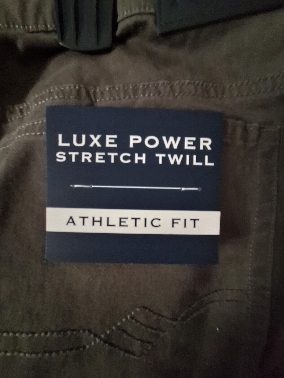 Joseph Abboud Stretch Athletic fit Pants OD Green Mens 42X32