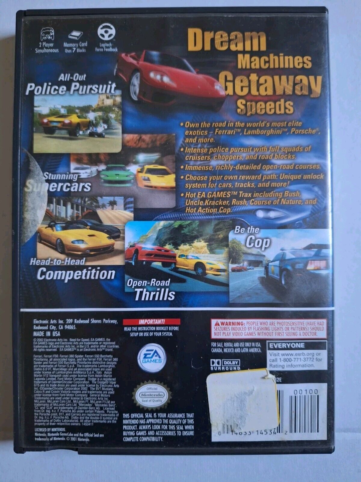 Need for Speed: Hot Pursuit 2 (Nintendo GameCube, 2002)