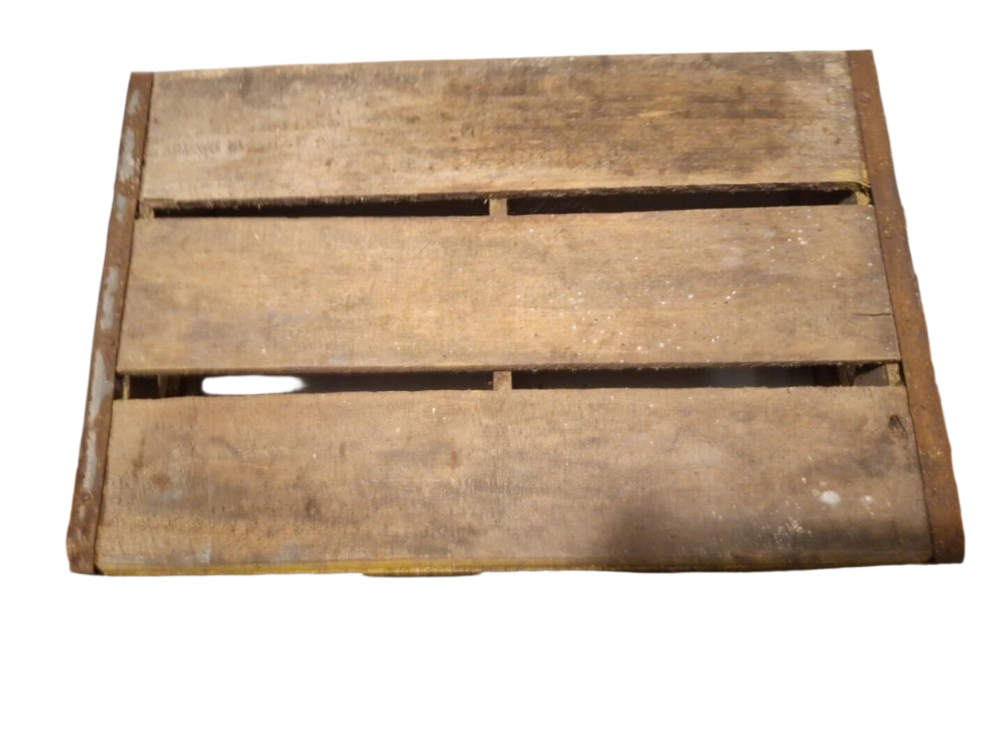 Vintage 1961 Chatanooga Coca Cola Wood 6 Pack Crate 12 Oz Bottles