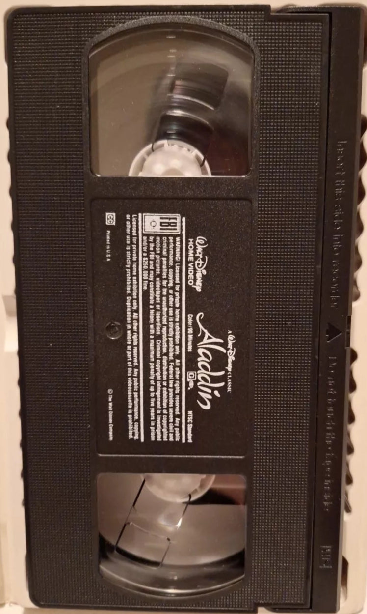 Aladdin Walt Disney Movies (VHS, 1993)