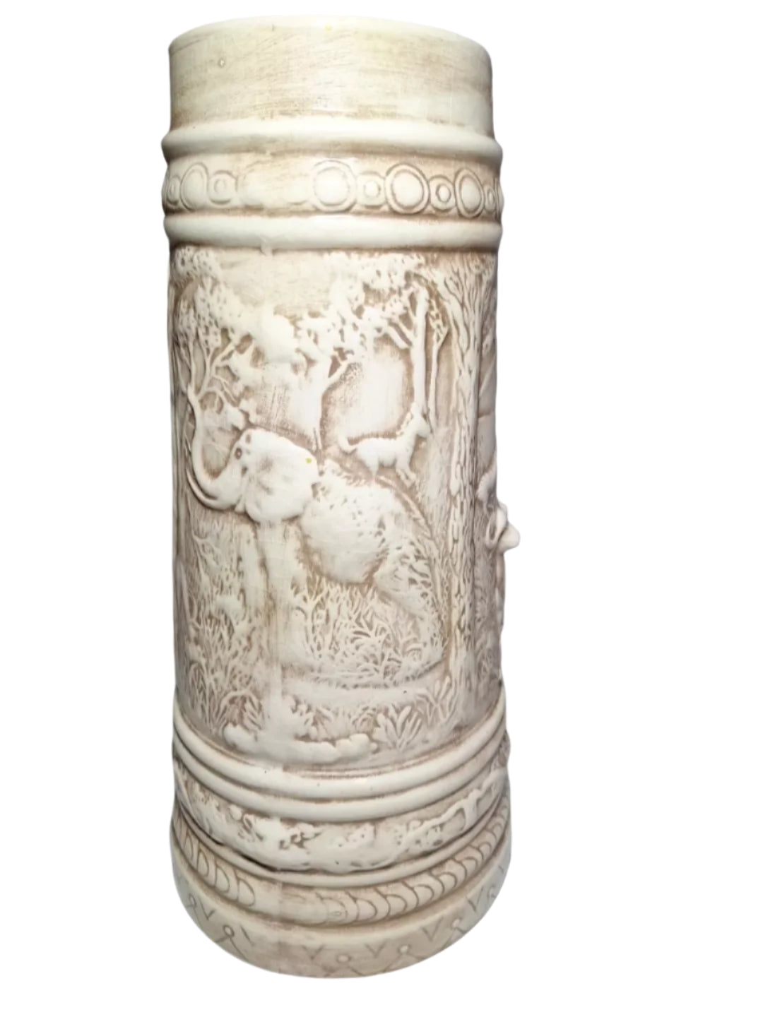 Holland Mold African Safari Ceramic German Beer Stein Number EF82 No Lid