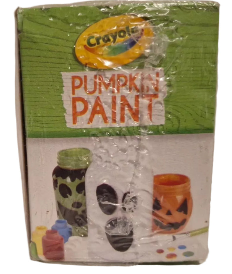 CRAYOLA Pumpkin Paint Set, Acrylic Paints in Classic Colors, 6 Bottles Multi Use