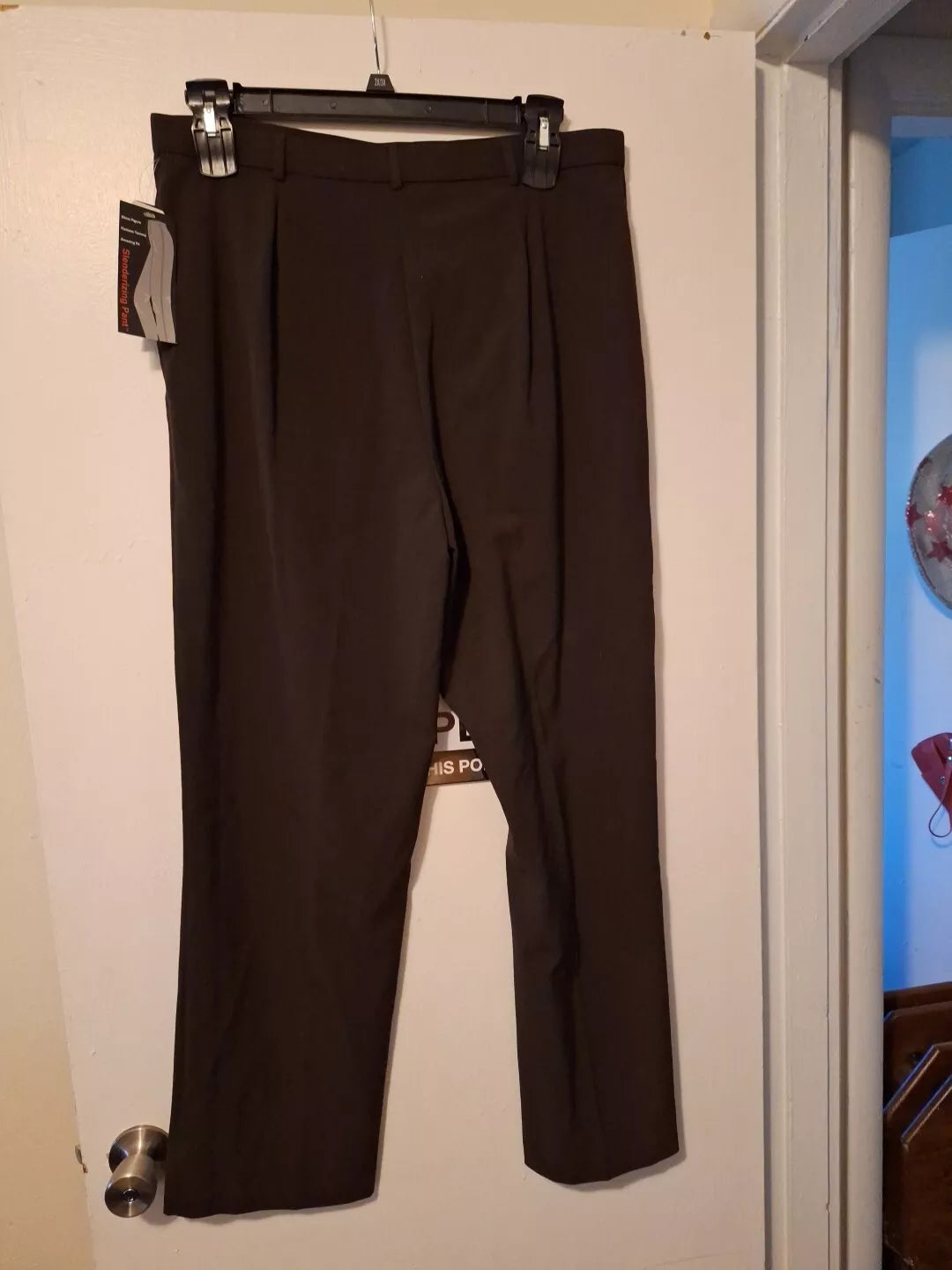Briggs New York Chocolate Brown Comfort Stretch Waist Hi Rise Pants WMNS SZ 16