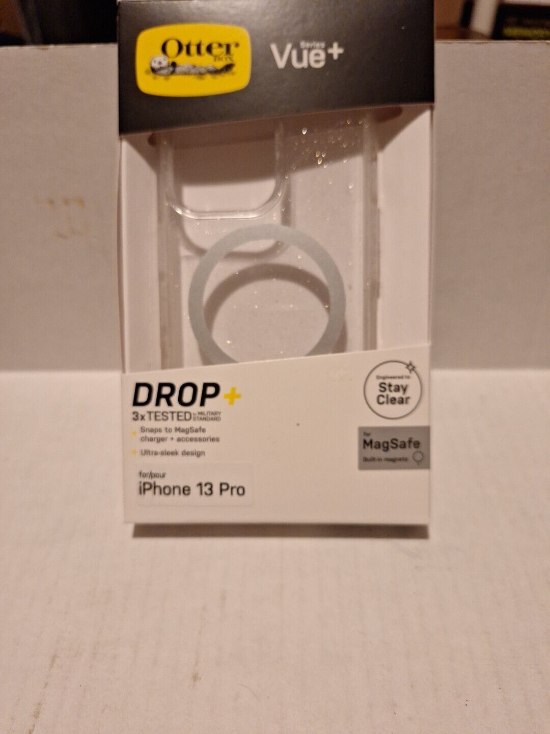 NEW OtterBox 77-92231 Vue Series+ Case Apple iPhone 13 Pro . Clear Glitter