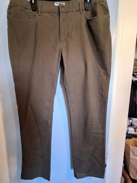 Joseph Abboud  Stretch Athletic fit Pants OD Green Mens 42X32