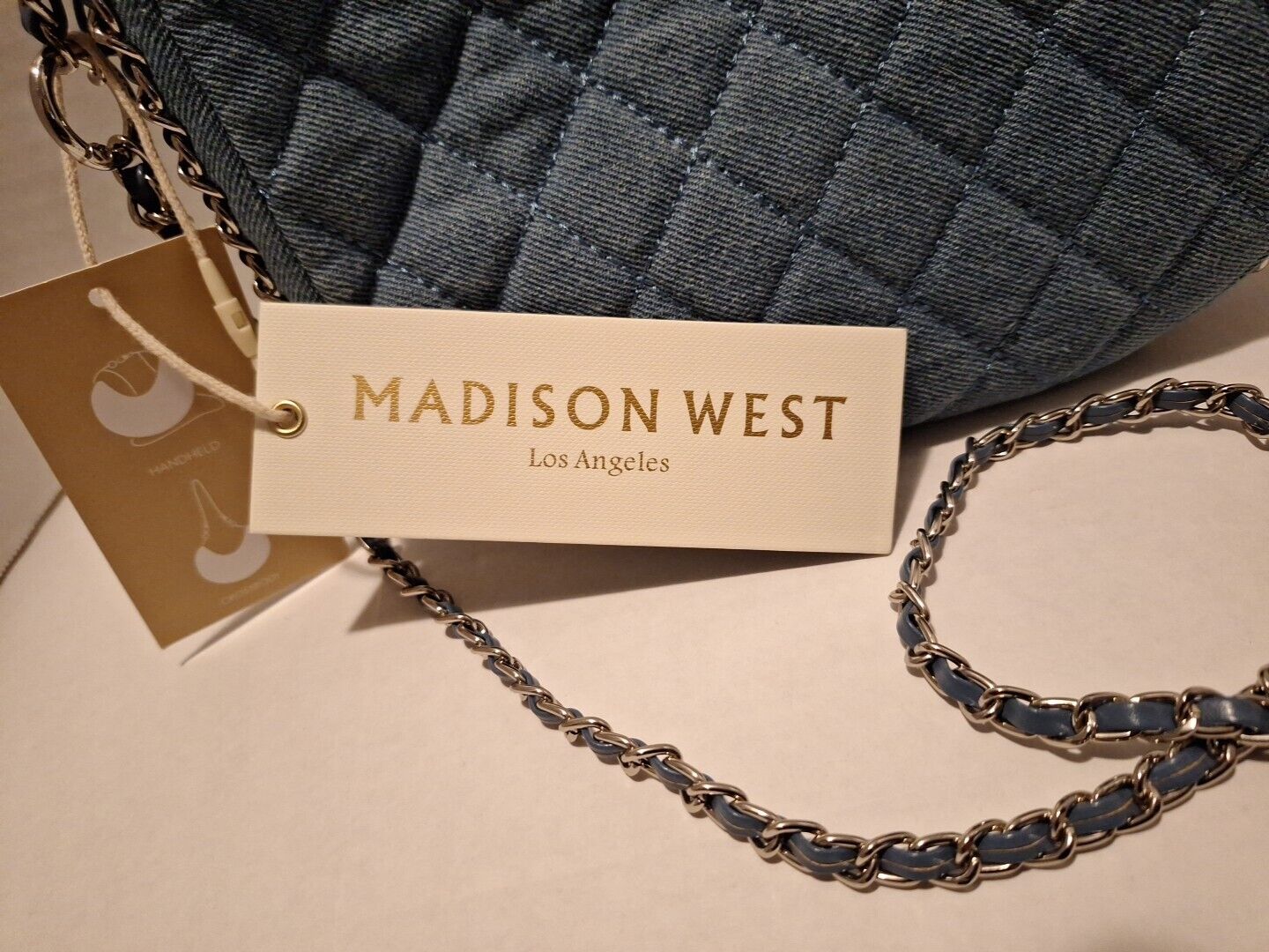 Madison West Medium Denim BGW-6542 Hand Bag