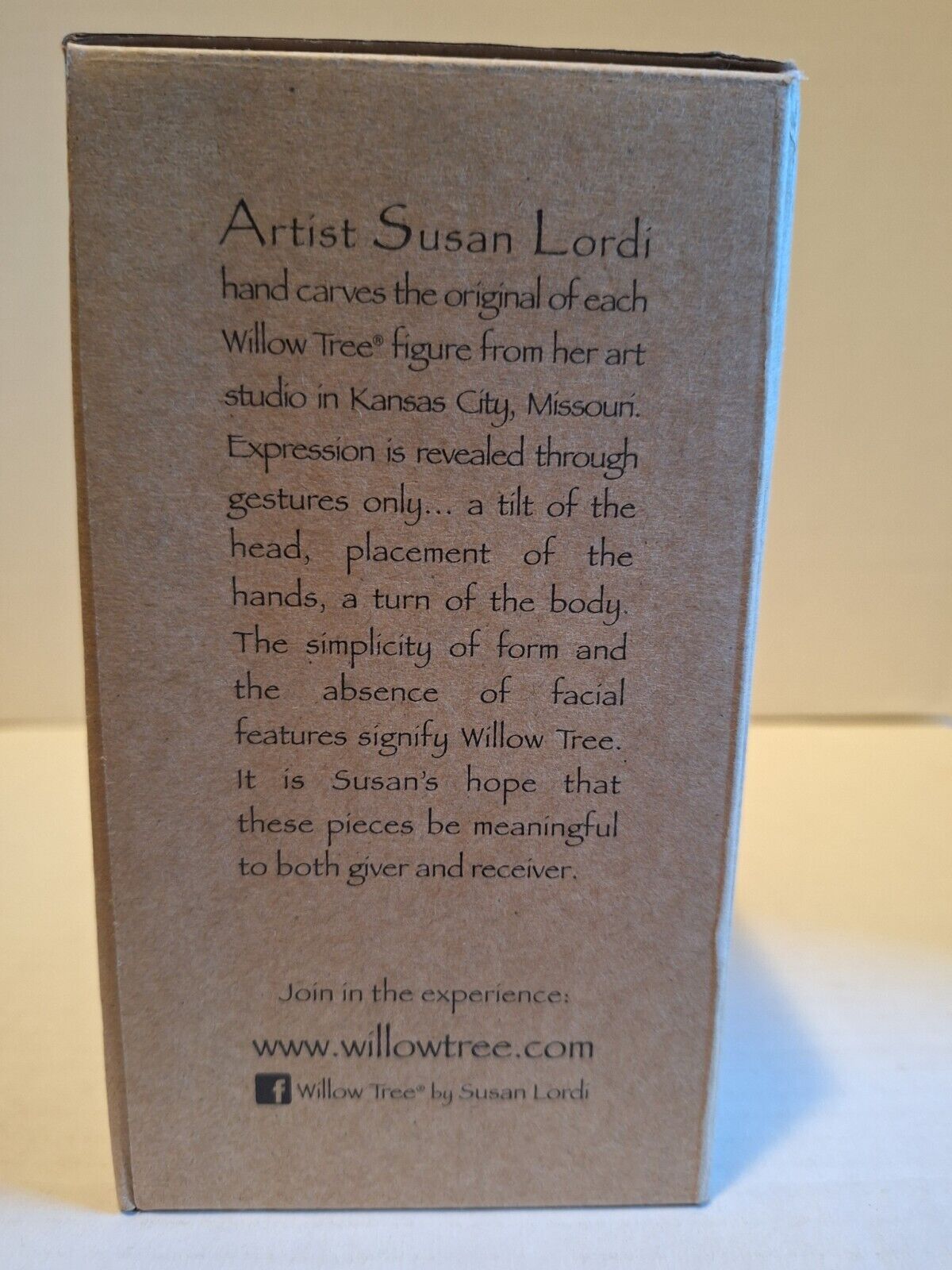 NEW Boxed Susan Lordi Willow Tree With Affection Ornament Holding a Cat 2003