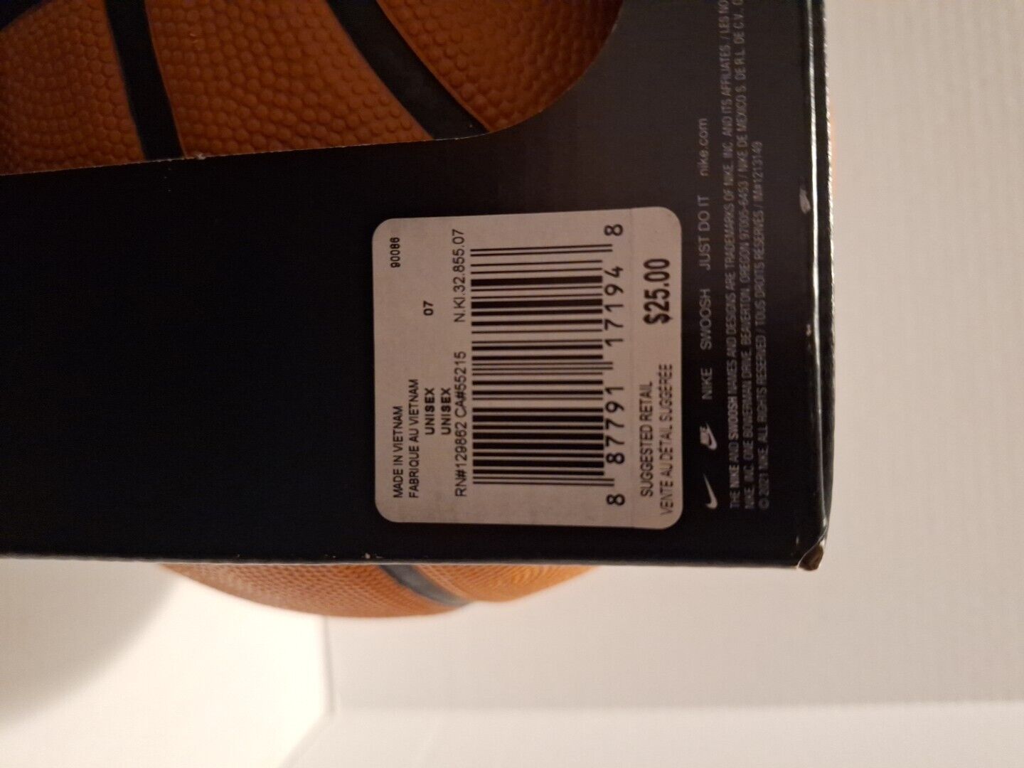 Nike Baller Basketball Full Size 29.5" Ball