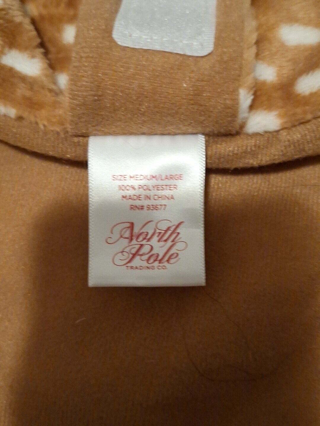 Reindeer Dog Suit/Coat Size M/L