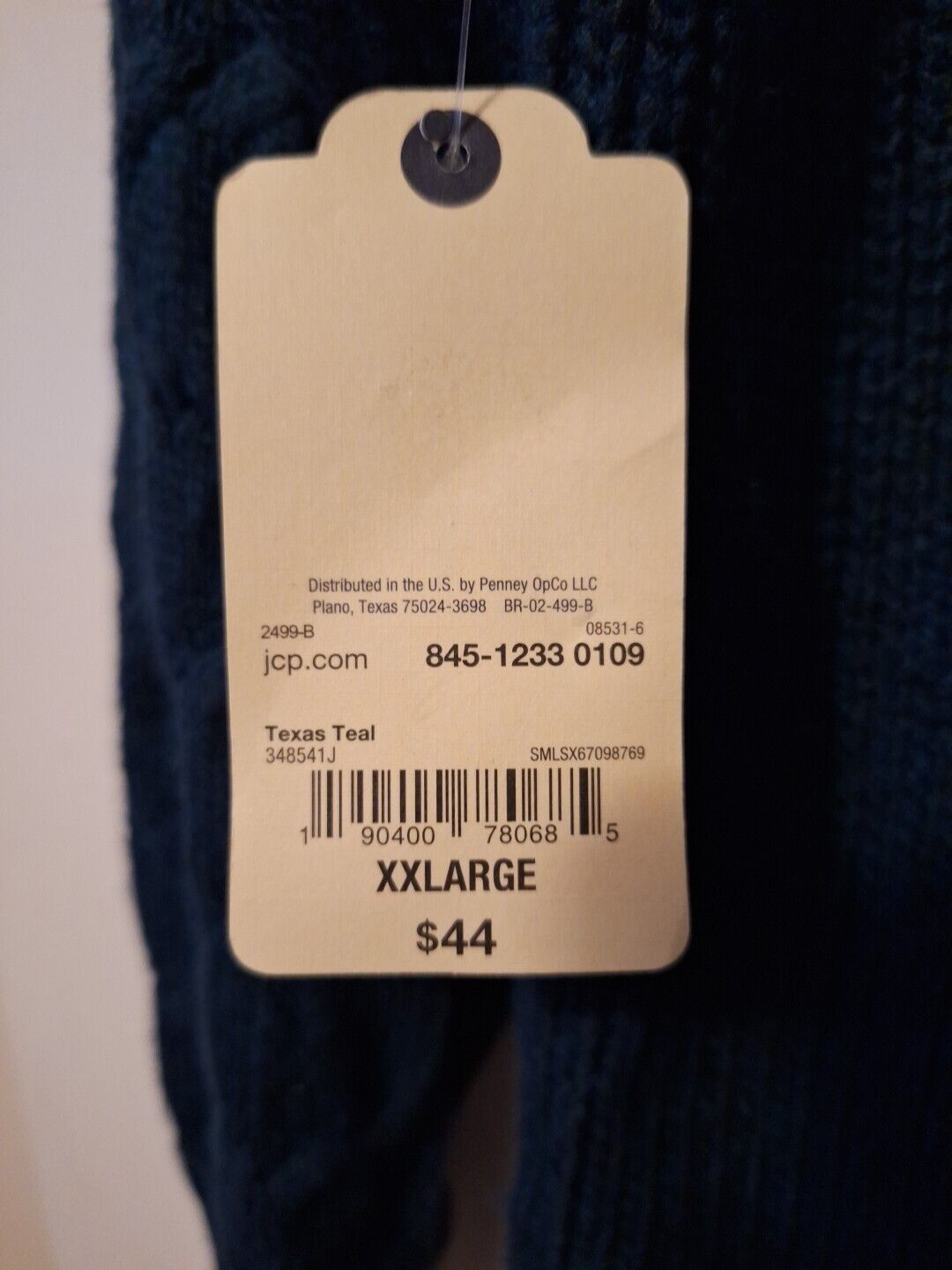 St Johns Bay Women's Size XXL Turtle Neck Long Sweater Teal