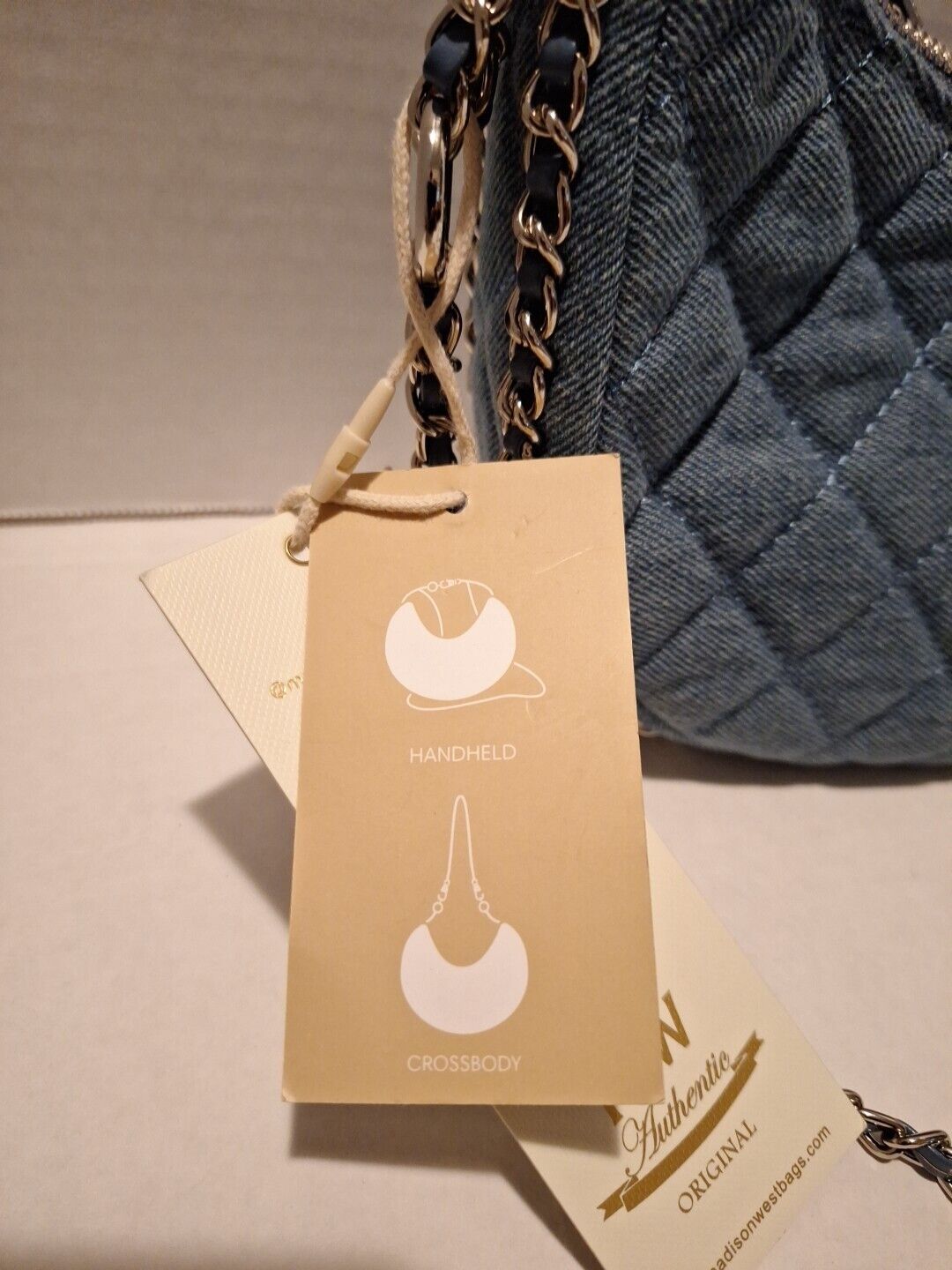 Madison West Medium Denim BGW-6542 Hand Bag