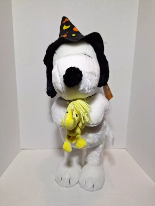 Peanuts Snoopy Halloween Greeter Plush Woodstock 18”
