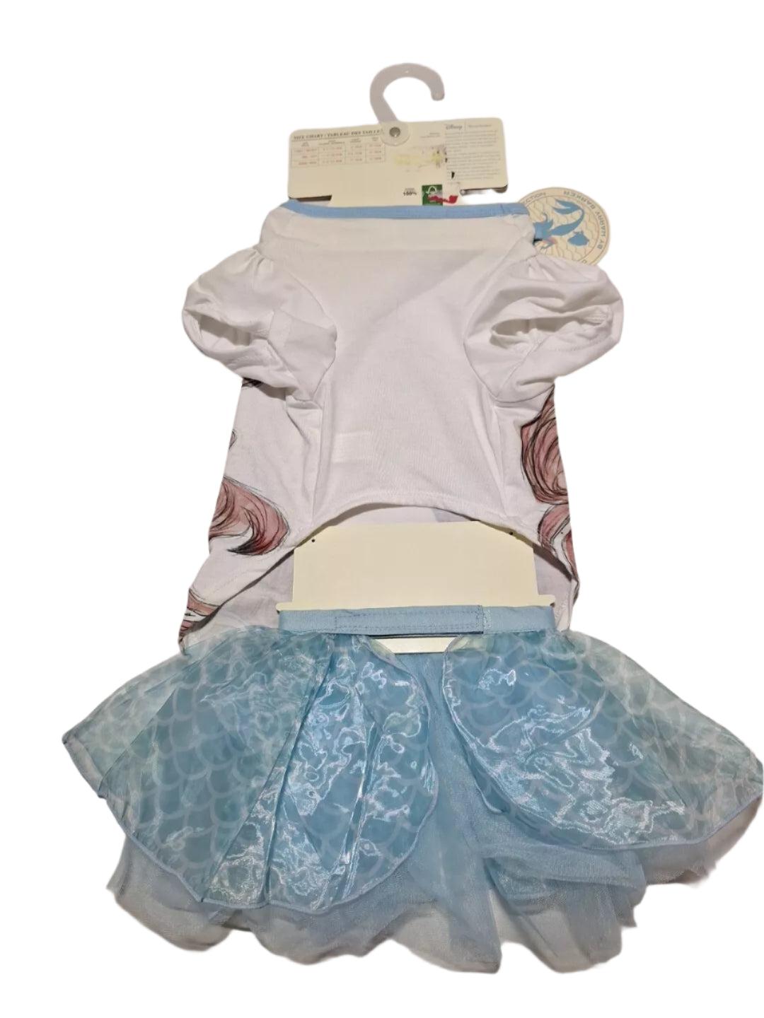 Disney Harry Barker Little Mermaid Dog Apparel SM Ariel Shirt & Skirt Set