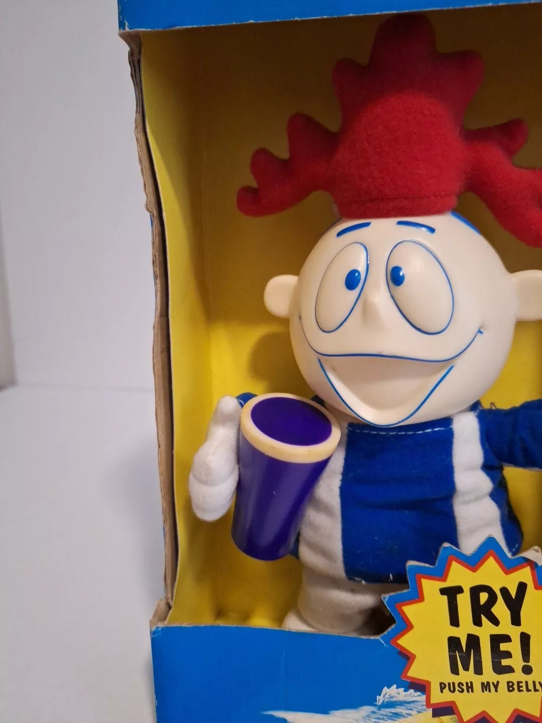 Vintage 1999 Hawaiian Punch Collectible Talking Doll "Punchy" Non Working