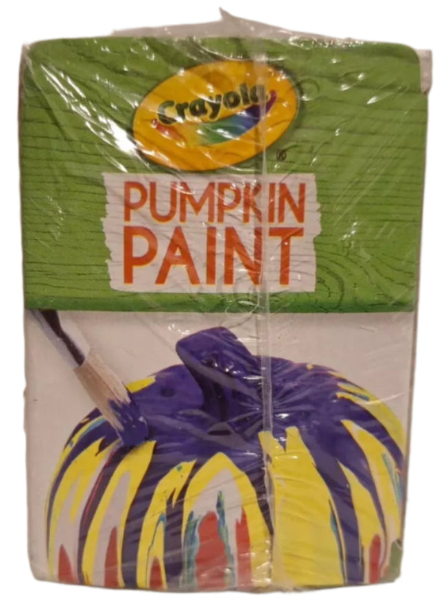 CRAYOLA Pumpkin Paint Set, Acrylic Paints in Classic Colors, 6 Bottles Multi Use