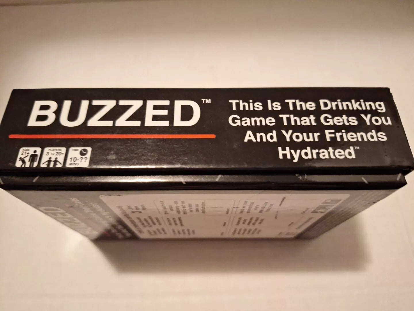 Buzzed Drinking Game Recently Refreshed 250 Fun Adult Cards Open Box Unplayed